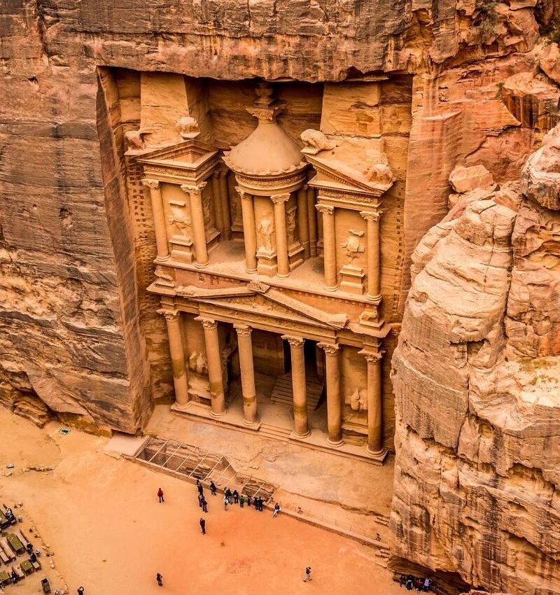 Viaggio organizzato in Giordania - Il tesoro di Petra dall'alto