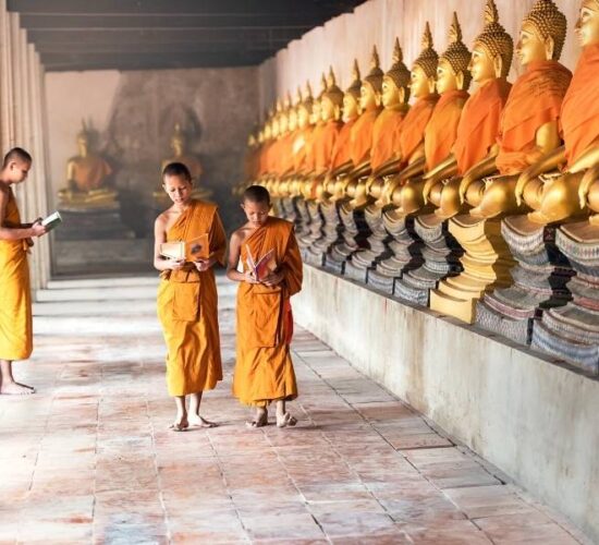 Viaggio per famiglie in Nepal - Giovani monaci Buddisti