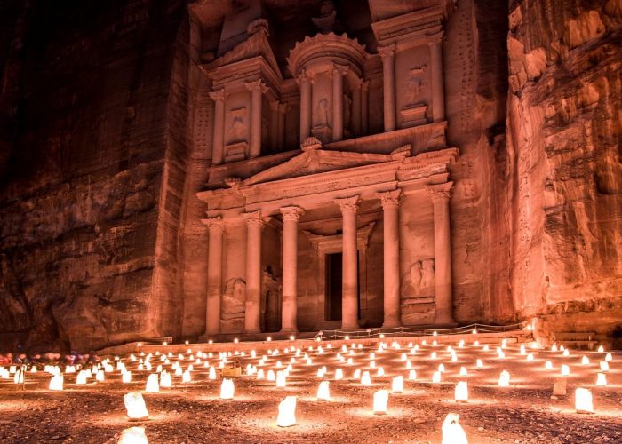 Viaggio di gruppo in Giordania - Petra by Night
